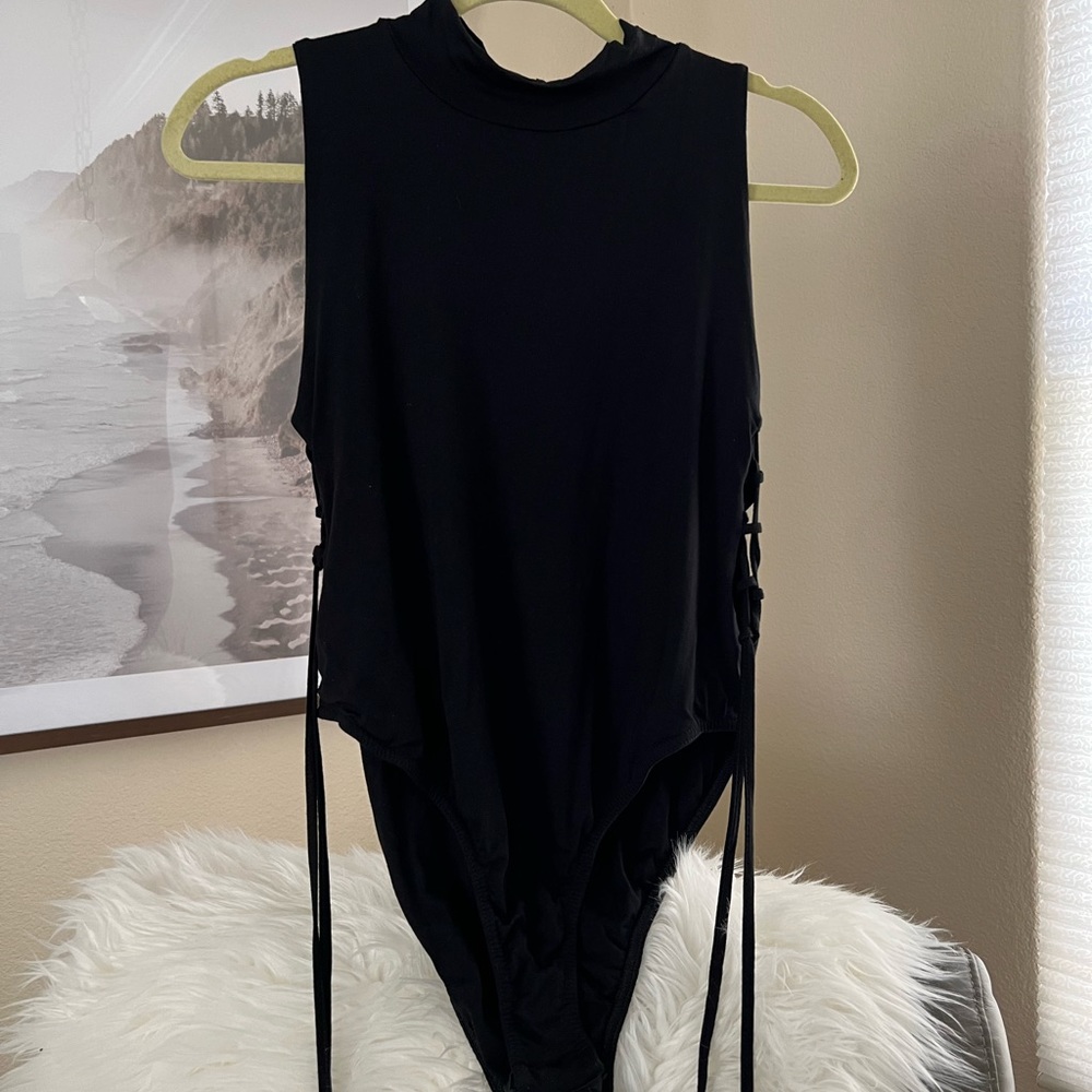 Misguided Bodysuit Side Lace up